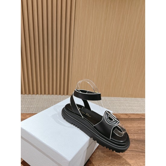 Pig nose. Sandals.