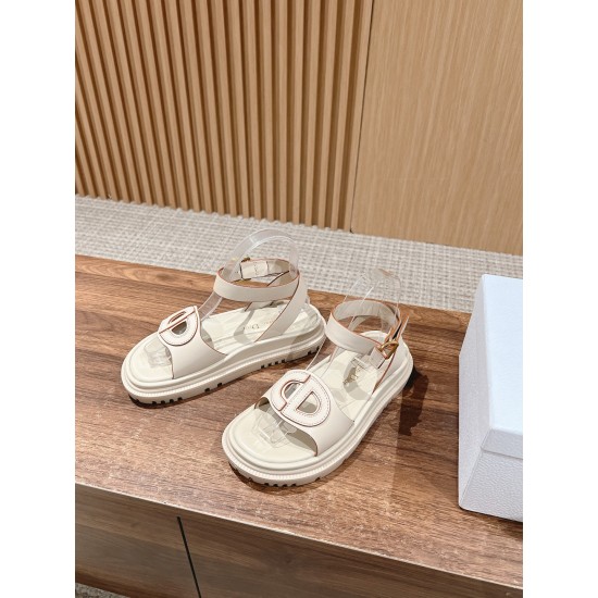 Pig nose. Sandals.