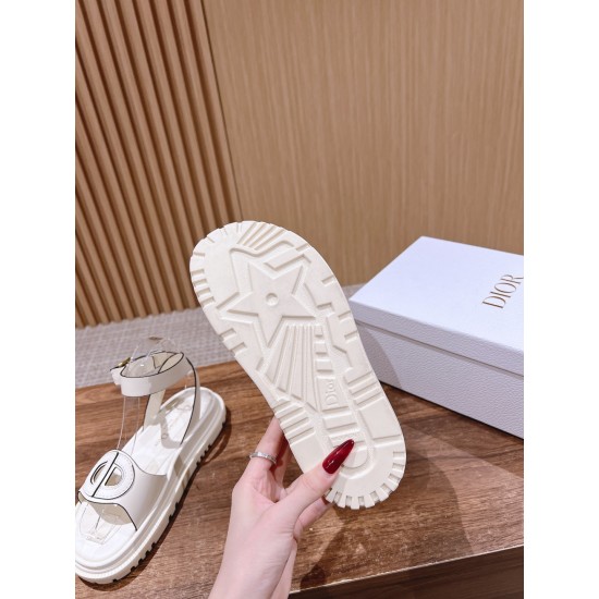 Pig nose. Sandals.