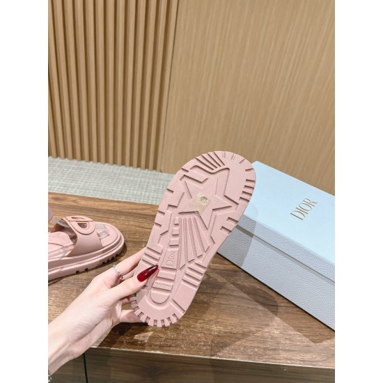 Pig nose. Sandals.