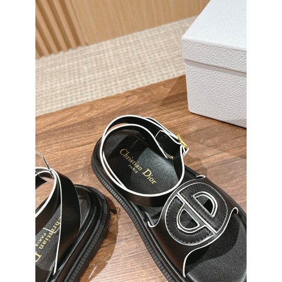 Pig nose. Sandals.