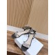 Rhinestone Bow Sandals