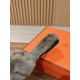 Plush slippers