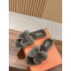 Plush slippers