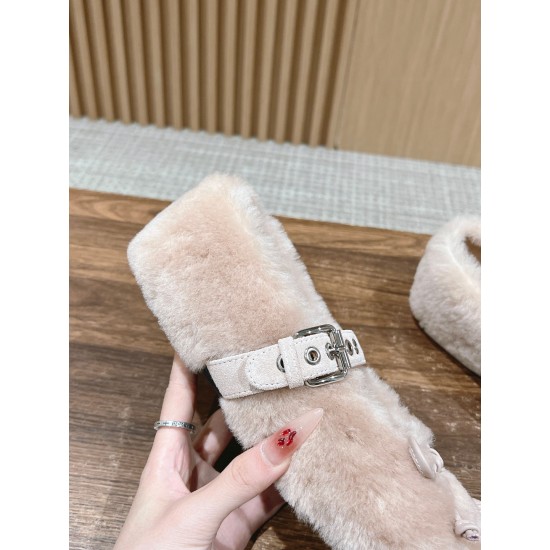 furry shoes