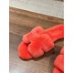 Plush slippers
