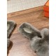 Plush slippers