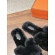 Plush slippers