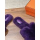 Plush slippers