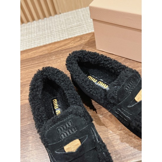 furry shoes