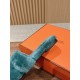 Plush slippers
