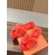 Plush slippers
