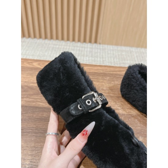 furry shoes