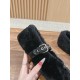 furry shoes