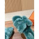 Plush slippers
