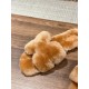 Plush slippers