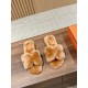Plush slippers
