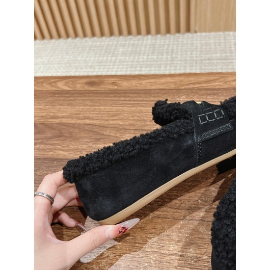 furry shoes