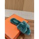 Plush slippers