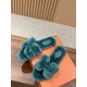 Plush slippers