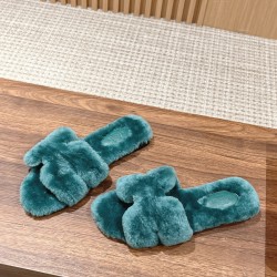 Plush slippers