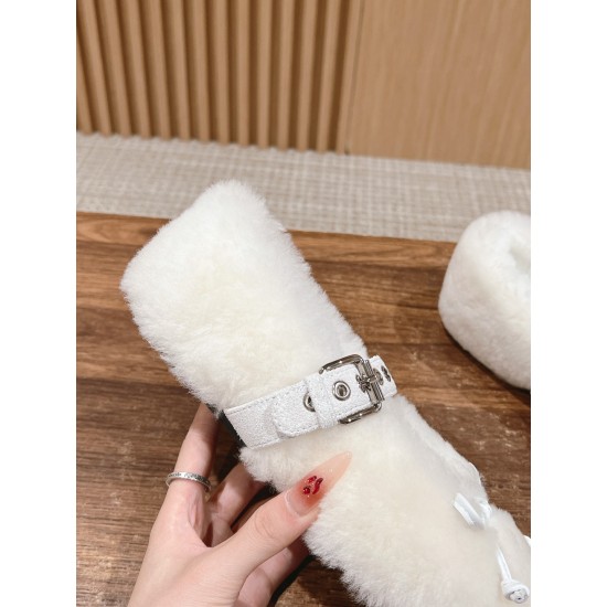 furry shoes