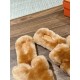 Plush slippers
