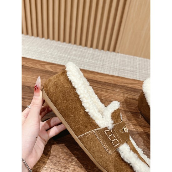 furry shoes