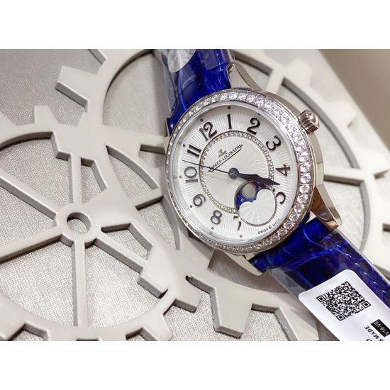 实拍 v18出品 狠货来袭 石英最高版本积家 约会大师系列 最新日月星辰 烤蓝针 表盘:立体太阳纹路、镶钻表盘、台湾厂立体数字真!太阳月亮浮现出立体效果!壳套:珠宝镶钻表壳、316L精钢、深度防水!玻璃:采用蓝宝石水晶表镜针:瑞士进口烤蓝色针表带:美洲鳄鱼皮表带尺寸:直径33mm,厚度8.5mm机芯:瑞士进口机芯瑞士质量保证零0⃣️返修 深度防水! 实拍 v18出品 狠货来袭 石英最高版本积家 约会大师系列 最新日月星辰 烤蓝针 表盘:立体太阳纹路、镶钻表盘、台湾厂立体数字真!太阳月亮浮现出立体效果!壳套:珠宝镶钻表壳、316L精钢、深度防水!玻璃:采用蓝宝石水晶表镜针:瑞士进口烤蓝色针表带:美洲鳄鱼皮表带尺寸:直径33mm,厚度8.5mm机芯:瑞士进口机芯瑞士质量保证零0⃣️返修 深度防水!
