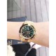 绿迪ROLEX 劳力士 宇宙计型迪通拿 表径40x13mm，316精钢表壳表链，蓝宝石镜面，夜光表盘指针，折叠扣。