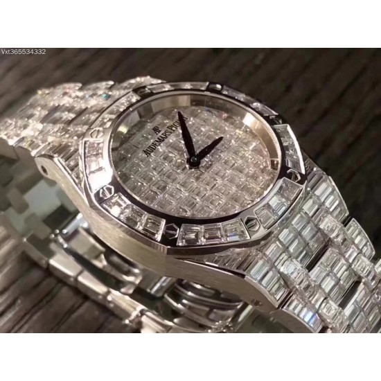 AP【爱彼】真金真钻定制款 直径：33mm 正品公万 接受预定 工期半年商品规格:默认规格