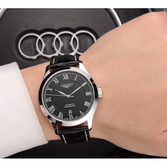 浪琴 Longines 精品男士腕表 经典大三针设计 尊贵大气 绅士风范 卓越品质 热卖全城 采用瑞士全自动机械机芯 顶级316精钢表壳表带 进口蓝宝石超强镜面 尺寸40*11 浪琴 Longines 精品男士腕表 经典大三针设计 尊贵大气 绅士风范 卓越品质 热卖全城 采用瑞士全自动机械机芯 顶级316精钢表壳表带 进口蓝宝石超强镜面 尺寸40*11