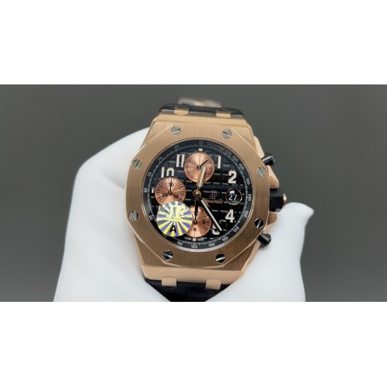 今日推荐爱彼26238 玫瑰金黑面 42mm 3126机 顶级品质 出货实拍✈️