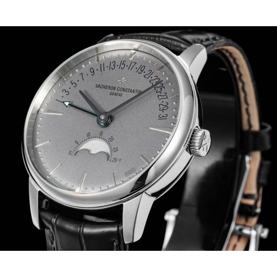 全新升级版Vacheron constantin 经典之美品鉴江诗丹顿传承逆跳日历款腕表 型号4010U/000R-B329。盘面设计独树一帜,功能简单实用。采用自制Cal.2460 R31L/1机芯 直径42.5毫米 。搭配意大利牛皮原装表扣,佩戴更舒适,简敛精致不失优雅,经典传承 永不过时 全新升级版Vacheron constantin 经典之美品鉴江诗丹顿传承逆跳日历款腕表 型号4010U/000R-B329。盘面设计独树一帜,功能简单实用。采用自制Cal.2460 R31L/1机芯 直径42.5毫米 。搭配意大利牛皮原装表扣,佩戴更舒适,简敛精致不失优雅,经典传承 永不过时