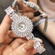 时装奢华版 肖邦-Chopard珠宝腕表:精致奢华;整表采用镶嵌技术;珍珠母贝;包镶流动水滴形透明锆钻,壳直径34mm 实拍 以创造艺术品的方式专注每一只腕表 时装奢华版 肖邦-Chopard珠宝腕表:精致奢华;整表采用镶嵌技术;珍珠母贝;包镶流动水滴形透明锆钻,壳直径34mm 实拍 以创造艺术品的方式专注每一只腕表