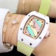 实拍 理查德米勒 RichardMille 糖果棉花糖 最新爆款 bon bon系列最稀有的作品!克服传统工艺打破模式!钟表最受尊敬的技术之一。不是所有人的嫁妆,棉花糖运动曲线和颜色,它们是诱人的。有了理查德米勒,实现了把棉花糖戴在你的手腕上!白色陶瓷加上黄粉绿搪瓷表盘,RM-07柔和的颜色创造了一个组合...甜蜜!糖果店的一次旅行,一个让人难以置信的艺术品。你会戴上它吗? 实拍 理查德米勒 RichardMille 糖果棉花糖 最新爆款 bon bon系列最稀有的作品!克服传统工艺打破模式!钟表最受尊敬的技术之一。不是所有人的嫁妆,棉花糖运动曲线和颜色,它们是诱人的。有了理查德米勒,实现了把棉花糖戴在你的手腕上!白色陶瓷加上黄粉绿搪瓷表盘,RM-07柔和的颜色创造了一个组合...甜蜜!糖果店的一次旅行,一个让人难以置信的艺术品。你会戴上它吗?