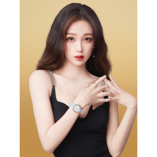 【明星同款】虞书欣 小兰花同款 Piaget伯爵官方POSSESSION时来运转系列精钢钻石腕表