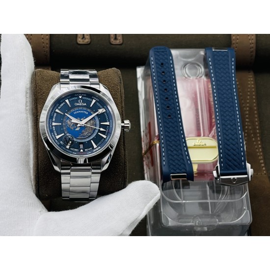 【VS Factory2021墙裂推荐】欧.米茄omega海马43MM Aqua Terra 世界时腕表。一款可以戴着环游世界的世界时腕表,激光烧蚀蓝色海洋,陆地浮雕勾勒,24小时hesalite水晶环。辽阔世界尽在掌握,于方寸之间伴您开启环球之旅!VS出品 必属精品 欢迎您的品鉴! 【VS Factory2021墙裂推荐】欧.米茄omega海马43MM Aqua Terra 世界时腕表。一款可以戴着环游世界的世界时腕表,激光烧蚀蓝色海洋,陆地浮雕勾勒,24小时hesalite水晶环。辽阔世界尽在掌握,于方寸之间伴您开启环球之旅!VS出品 必属精品 欢迎您的品鉴!