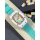 实拍 理查德米勒 RichardMille 糖果棉花糖 最新爆款 bon bon系列最稀有的作品!克服传统工艺打破模式!钟表最受尊敬的技术之一。不是所有人的嫁妆,棉花糖运动曲线和颜色,它们是诱人的。有了理查德米勒,实现了把棉花糖戴在你的手腕上!白色陶瓷加上黄粉绿搪瓷表盘,RM-07柔和的颜色创造了一个组合...甜蜜!糖果店的一次旅行,一个让人难以置信的艺术品。你会戴上它吗? 实拍 理查德米勒 RichardMille 糖果棉花糖 最新爆款 bon bon系列最稀有的作品!克服传统工艺打破模式!钟表最受尊敬的技术之一。不是所有人的嫁妆,棉花糖运动曲线和颜色,它们是诱人的。有了理查德米勒,实现了把棉花糖戴在你的手腕上!白色陶瓷加上黄粉绿搪瓷表盘,RM-07柔和的颜色创造了一个组合...甜蜜!糖果店的一次旅行,一个让人难以置信的艺术品。你会戴上它吗?