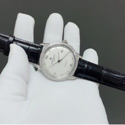 百达翡丽-PATEK PHILIPPE-火热新款式，新款锅盖，耗时长达8个月！超薄男士自动机械腕表，采用进口原装9015机芯，每小时振频28800次，零返修质量，直径40mm原装尺寸，超薄工艺8mm，锅盖玻璃材质！超强防水50米！专柜同款，一比一复刻！带上他锋芒尽显，气派不凡！耀眼光辉，永恒尊贵。⚠️请认准专业独家品质！欢迎转载
