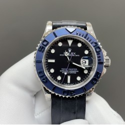 “蓝莓”独家首发劳力士游艇名仕型40系列-①外圈 /秒针/表盘YACHT-MASTER均为蓝莓色；;904精钢表带，每条表带与表耳完美契合，给予手腕最高舒适度；精品，每一个极致的细节都是匠心开发的诚意