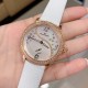 实拍 AW厂 Blancpain-宝珀女装系列复杂功能腕表共镶有152颗美钻。其中的108颗钻石镶嵌于36.8毫米的红金表壳之上。钻石紧密交织为两圈,错落有致,与品牌的标志性双层表圈设计相互呼应。表冠上亦镶有精致美钻,尽现腕表的华美雅致 实拍 AW厂 Blancpain-宝珀女装系列复杂功能腕表共镶有152颗美钻。其中的108颗钻石镶嵌于36.8毫米的红金表壳之上。钻石紧密交织为两圈,错落有致,与品牌的标志性双层表圈设计相互呼应。表冠上亦镶有精致美钻,尽现腕表的华美雅致
