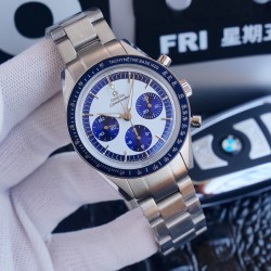 欧米茄 OMEGA 超霸系列升级版全新上市，再续非凡传奇，经典文艺 、霸气十足、搭配原装进口7750全自动机械机芯（零返修）直径41mm，厚度：11mm，汇集星期，月份，日期显示等多功能于一身。最佳男士腕表之美誉，蓝宝石镜面、奥氏体316L精钢表壳，PVD炉内电镀工艺，意大利精致小牛皮，904钢带欢迎订购⚠️请认准独家品质