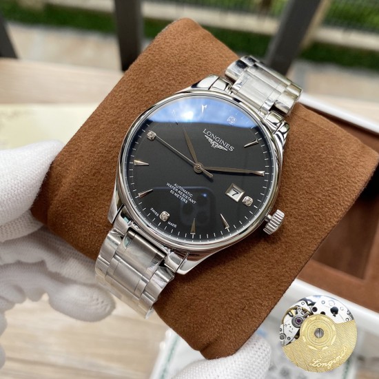 浪琴 Longines 精品男士腕表,经典大三针设计,尊贵大气,绅士风范,卓越品质,热卖全城。采用进口西铁城机械机芯(零返修),顶级316精钢表壳表带,矿物质超强镜面,尺寸40*12 浪琴 Longines 精品男士腕表,经典大三针设计,尊贵大气,绅士风范,卓越品质,热卖全城。采用进口西铁城机械机芯(零返修),顶级316精钢表壳表带,矿物质超强镜面,尺寸40*12