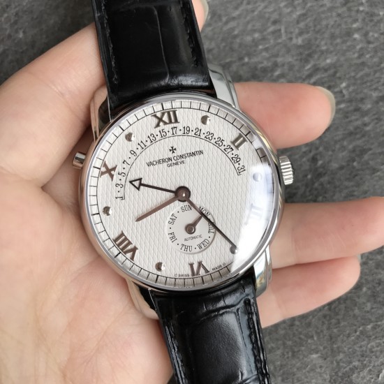到货!新品Vacheron constantin 经典之美品鉴江诗丹顿马耳他逆跳日历款腕表 型号47245/000G-8773热销男士手表推荐 承载复刻正品Cal.2460 R31L机芯 直径41毫米 搭配意大利小牛皮 原装折叠扣 到货!新品Vacheron constantin 经典之美品鉴江诗丹顿马耳他逆跳日历款腕表 型号47245/000G-8773热销男士手表推荐 承载复刻正品Cal.2460 R31L机芯 直径41毫米 搭配意大利小牛皮 原装折叠扣