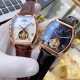 实物拍摄品牌：江诗丹顿 -Vacheron Constantin类型：[酷]男士腕表表壳：316精钢（做工优质）表带：进口真牛皮/316精钢（两种可选）机芯：高级定制全自动机械机芯（走时稳定）玻璃：高级强化镀膜镜面尺寸：直径37*43mm，厚度12.5mm