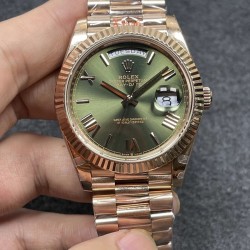 ROLEX 劳力士 玫瑰金绿日志 ～