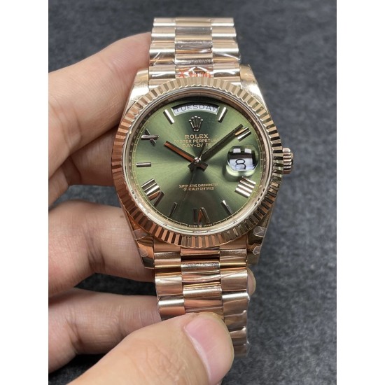 ROLEX 劳力士 玫瑰金绿日志 ～