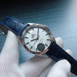TW 欧米茄 OMEGA R38 星座系列 130.93.39.21.99.001 复古牙圈优雅设计，尺寸39x10mm，搭载最新8913自动机械机芯，316L不锈钢表壳，牛皮表带，原装折叠扣，台湾TW出品 做工精致，物美价廉。三杰精致推荐男士瑞士全自动机械机芯男士腕表 SJ为你精致打造超真实实物图拍摄