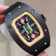 实拍 最新理查珐琅棉花糖理查德米勒 RichardMille 珐琅棉花糖 最新爆款 bon bon系列最稀有的作品!克服传统工艺打破模式!钟表最受尊敬的技术之一。不是所有人的嫁妆,棉花糖运动曲线和颜色,它们是诱人的。有了理查德米勒,实现了把棉花糖戴在你的手腕上!白色陶瓷加上黄粉绿搪瓷表盘,RM-07柔和的颜色创造了一个组合...甜蜜!糖果店的一次旅行,一个让人难以置信的艺术品。你会戴上它吗? 实拍 最新理查珐琅棉花糖理查德米勒 RichardMille 珐琅棉花糖 最新爆款 bon bon系列最稀有的作品!克服传统工艺打破模式!钟表最受尊敬的技术之一。不是所有人的嫁妆,棉花糖运动曲线和颜色,它们是诱人的。有了理查德米勒,实现了把棉花糖戴在你的手腕上!白色陶瓷加上黄粉绿搪瓷表盘,RM-07柔和的颜色创造了一个组合...甜蜜!糖果店的一次旅行,一个让人难以置信的艺术品。你会戴上它吗?